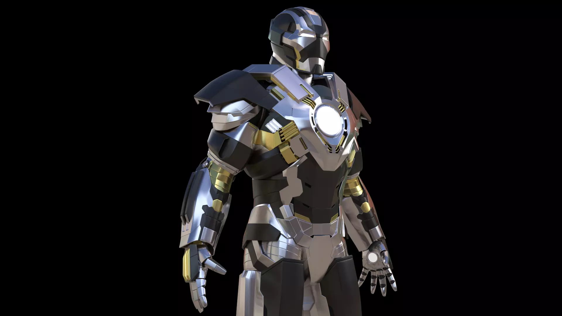 Iron Mark Mark 24 Tank 3D model