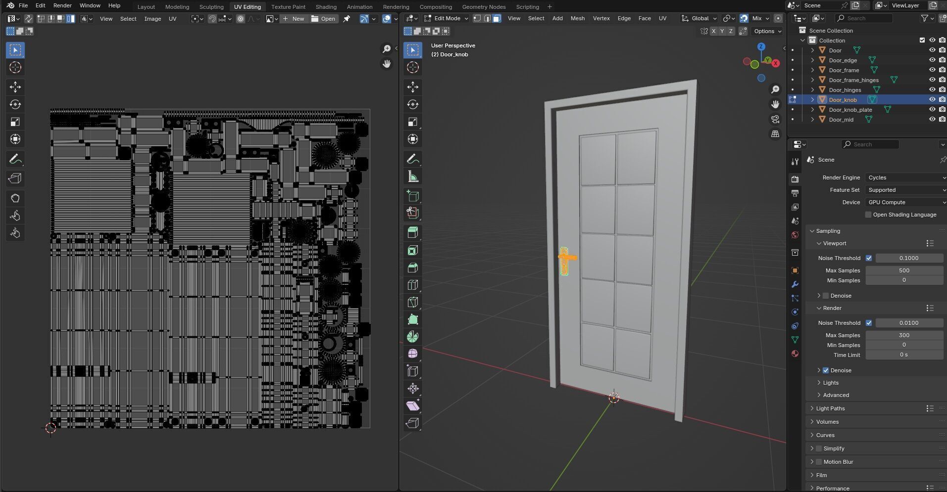 Door Design CG62 3D model_16