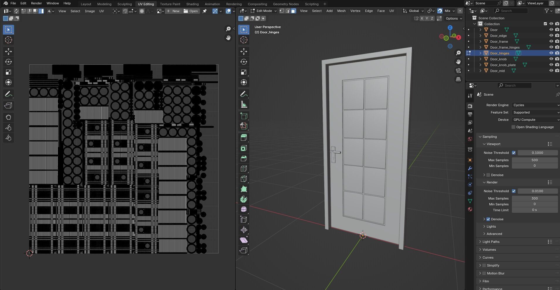 Door Design CG62 3D model_15
