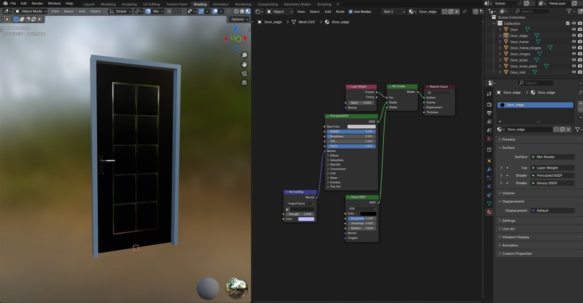 Door Design CG62 3D model_17