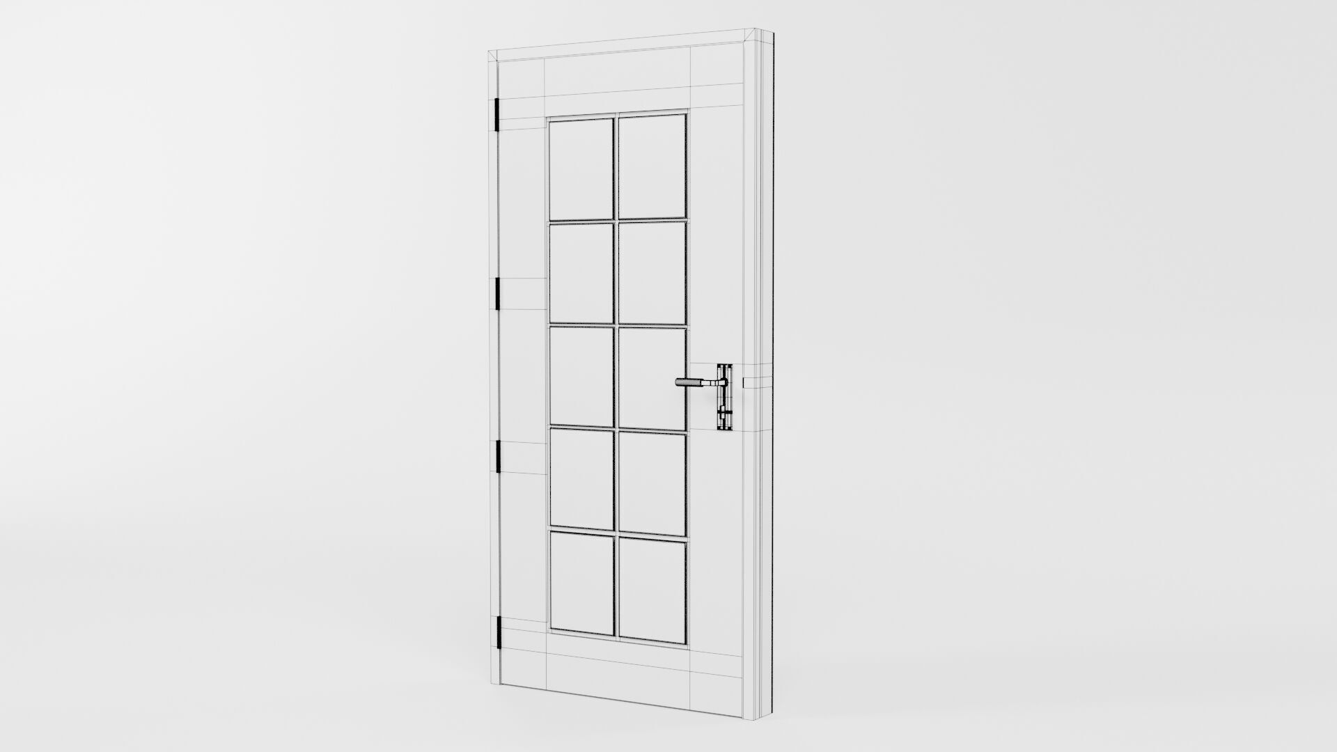 Door Design CG62 3D model_6