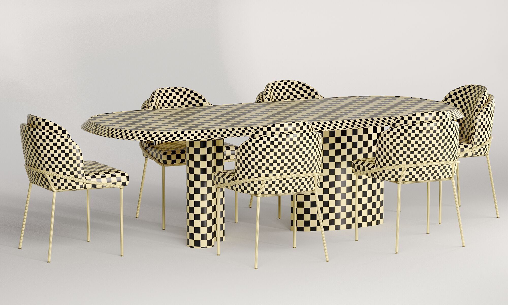 dinning set 30 3D model_7