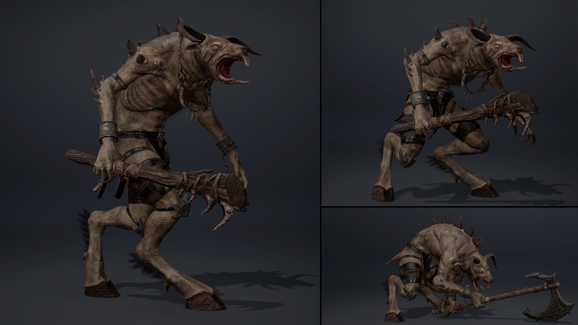 Dreadflame Spicky Low-poly 3D model_9