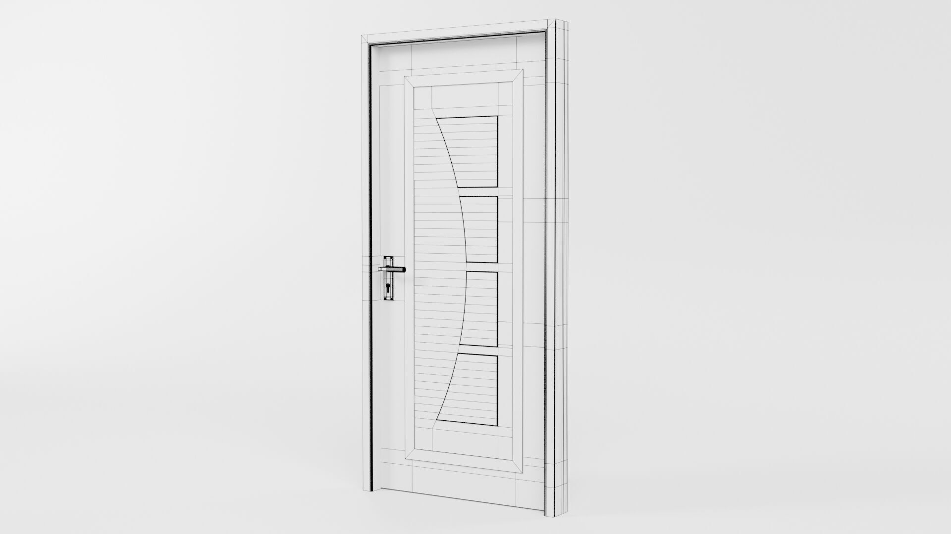 Door Design CG63 3D model_5