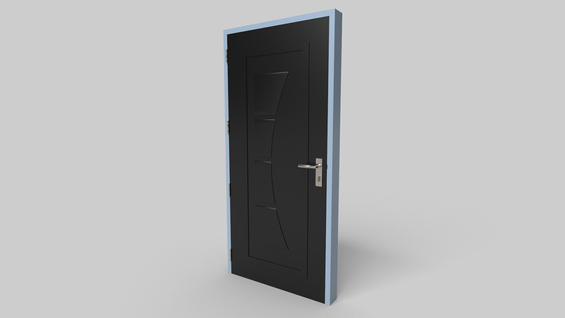 Door Design CG63 3D model_3