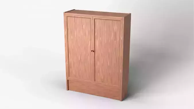 Cabinet 02 - Brown Walnut 3D model