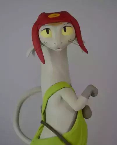 Meow Meow 3d print figure
