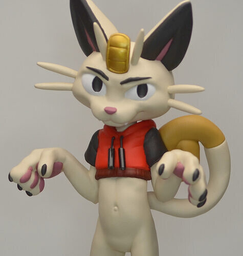 Meowth 3d print figure  3D print model