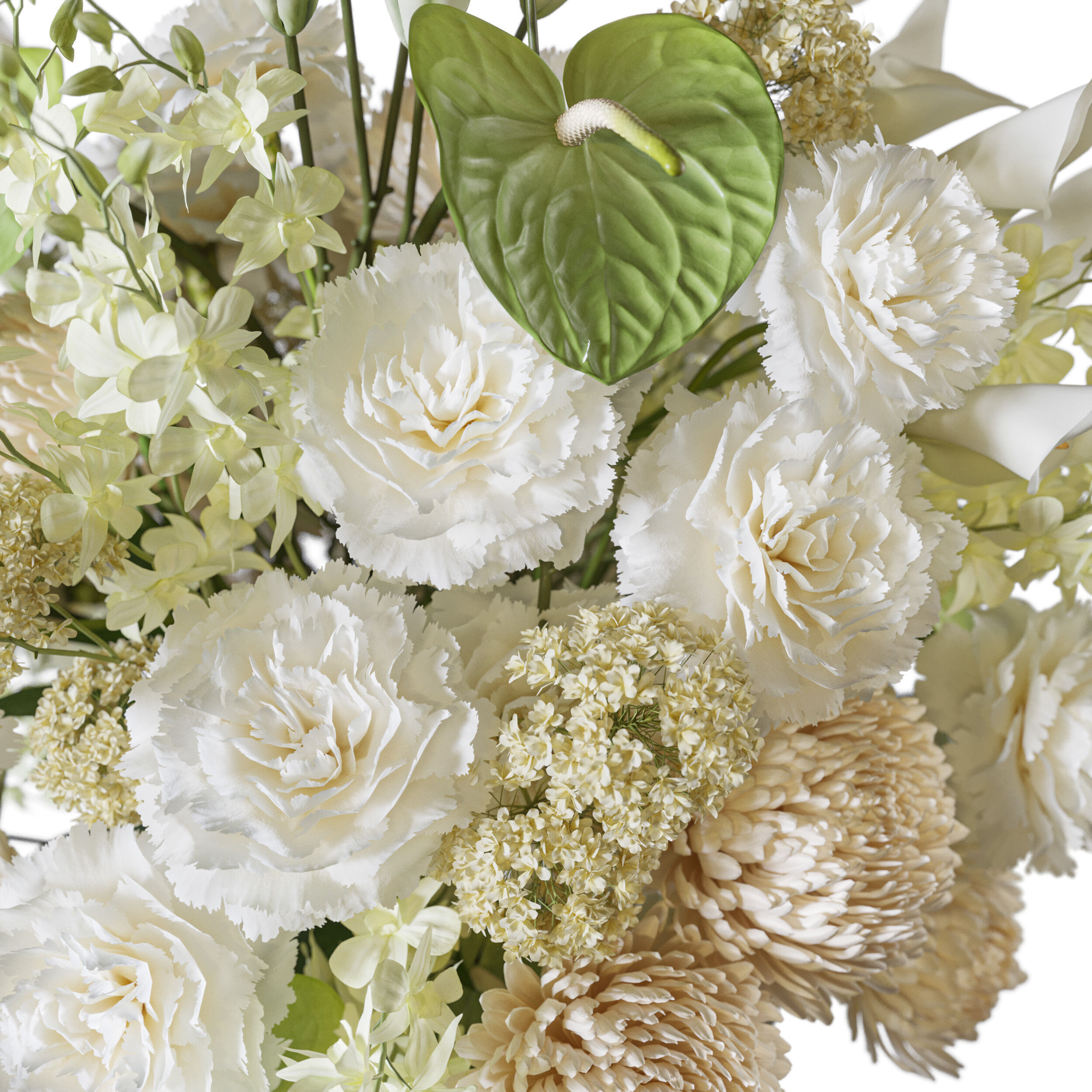 Flower Set 107 Pure Botanical Charm 3D model_5