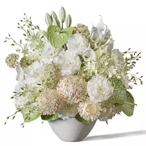 Flower Set 107 Pure Botanical Charm 3D model Flower Set 107 Pure Botanical Charm 3D model