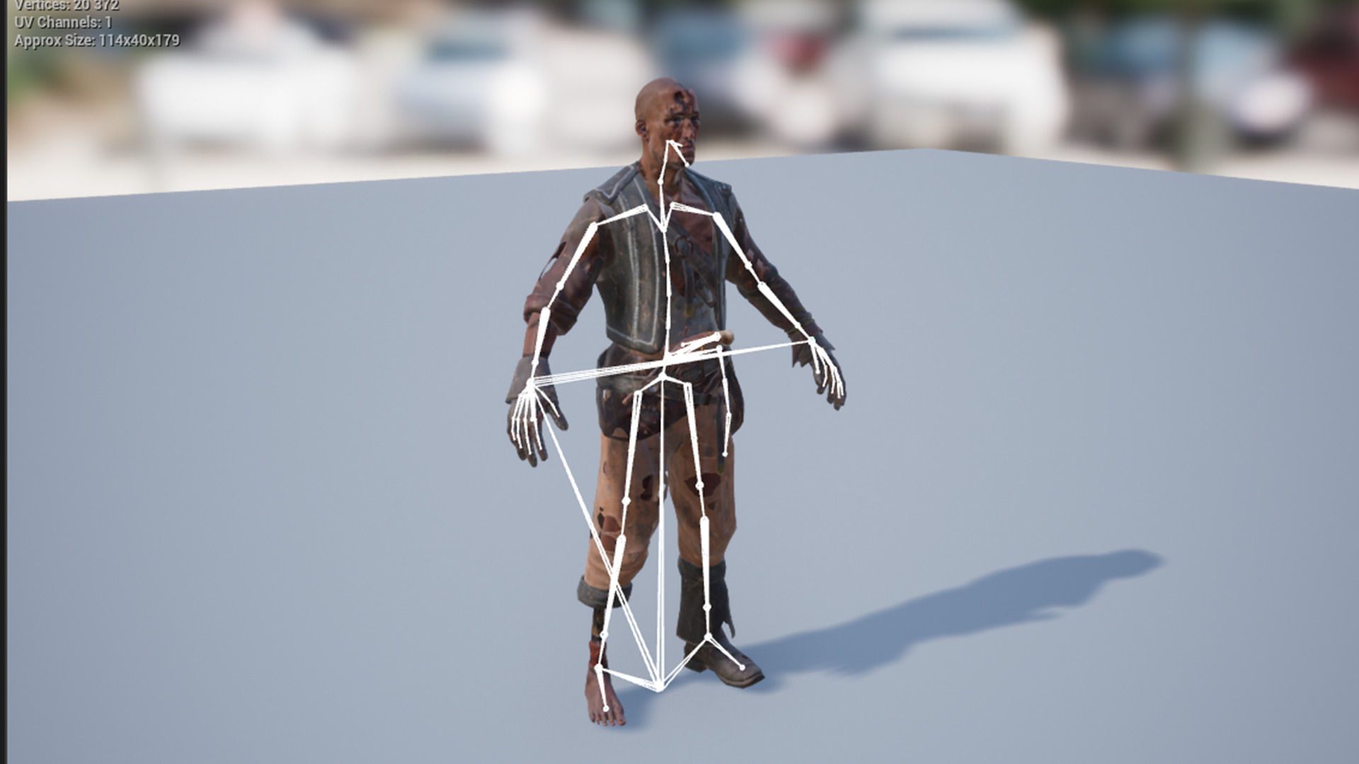 PIRATE UNDEAD 8  Low-poly 3D model_16