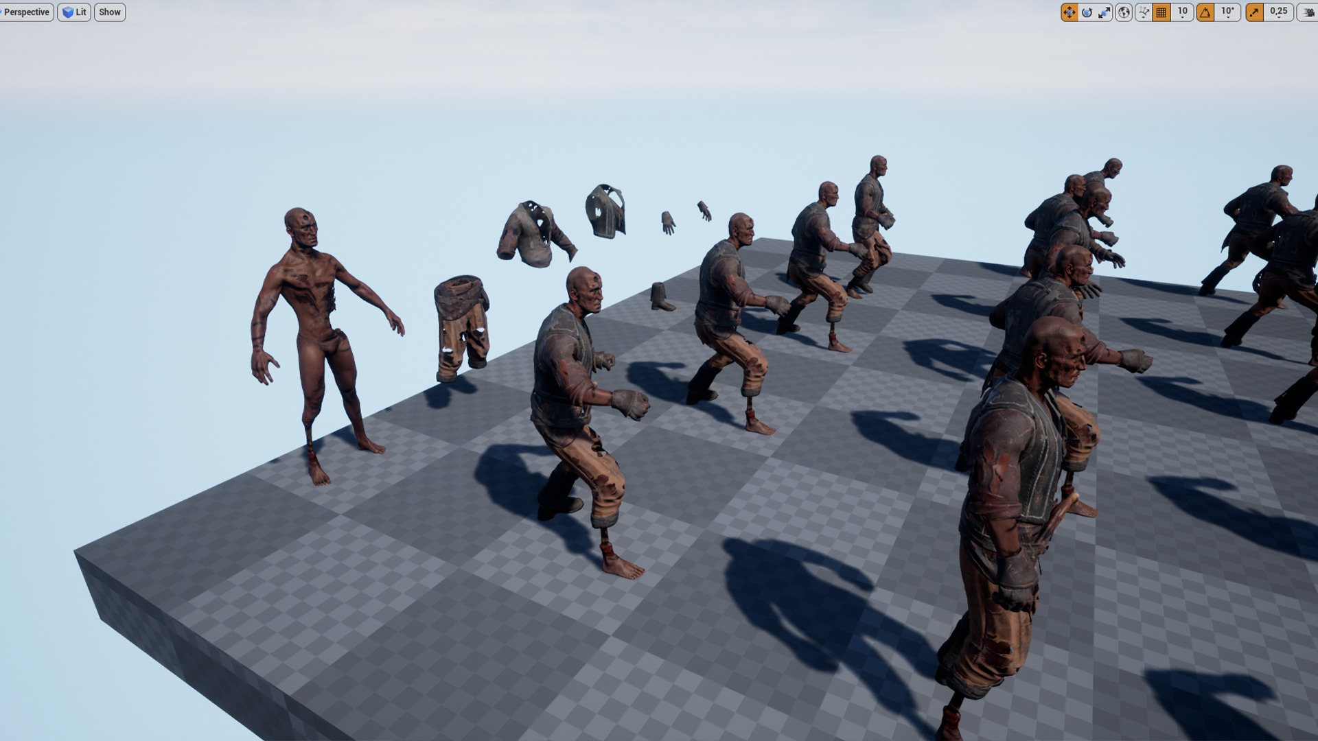 PIRATE UNDEAD 8  Low-poly 3D model_19