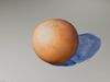 Handpainted Orange Low-poly 3D model_1