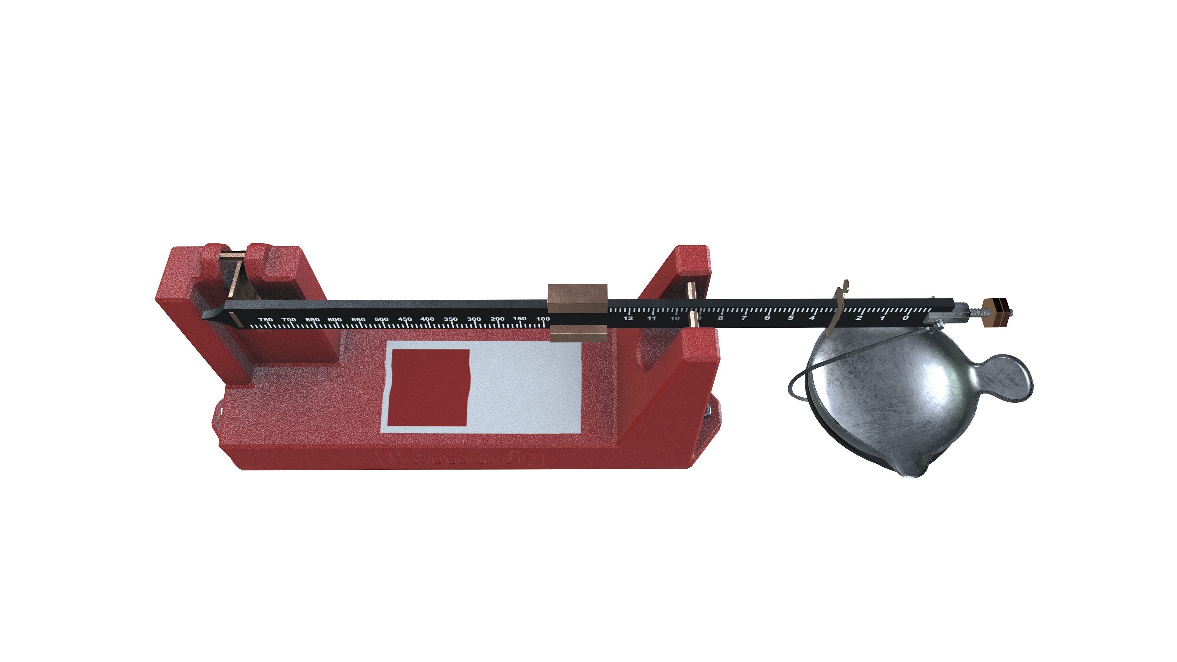 Balance Beam Scale 3D model_5