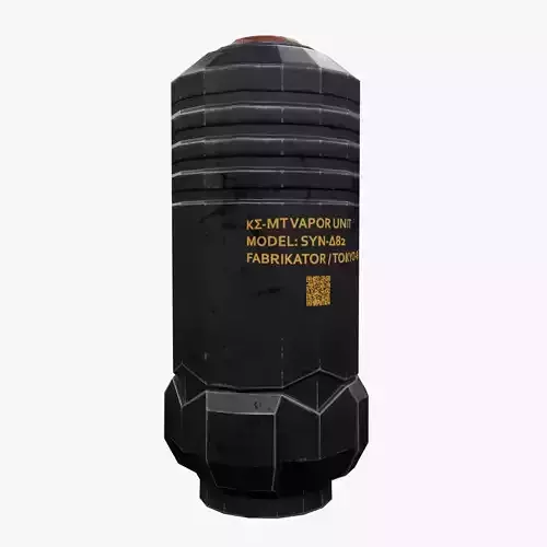 SmokeGrenade - PBR Game Ready model Low-poly 3D model