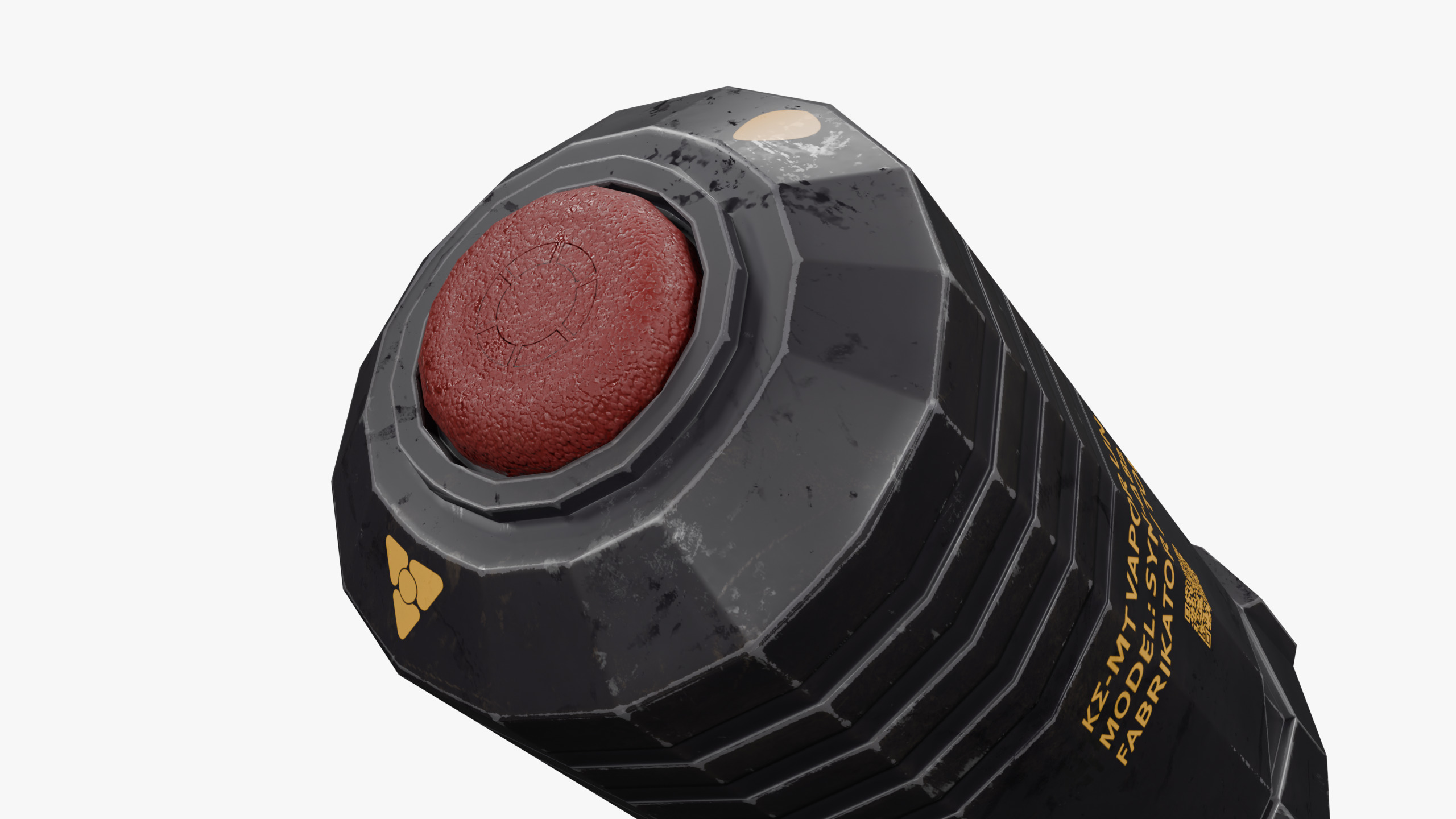 SmokeGrenade - PBR Game Ready model Low-poly 3D model_4