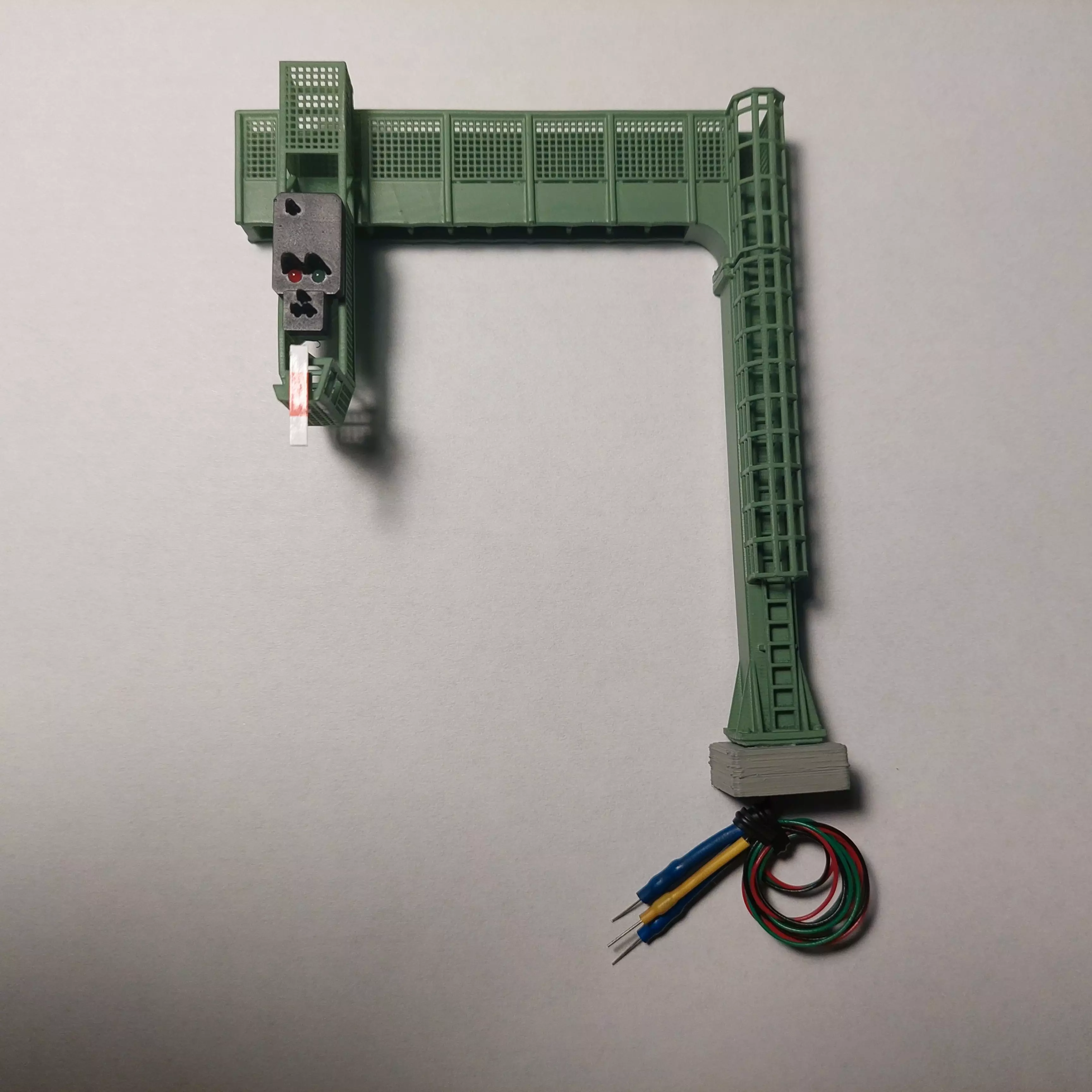 Deutsche Bahn Single Signal Bridge 1-87 resin 3D print model