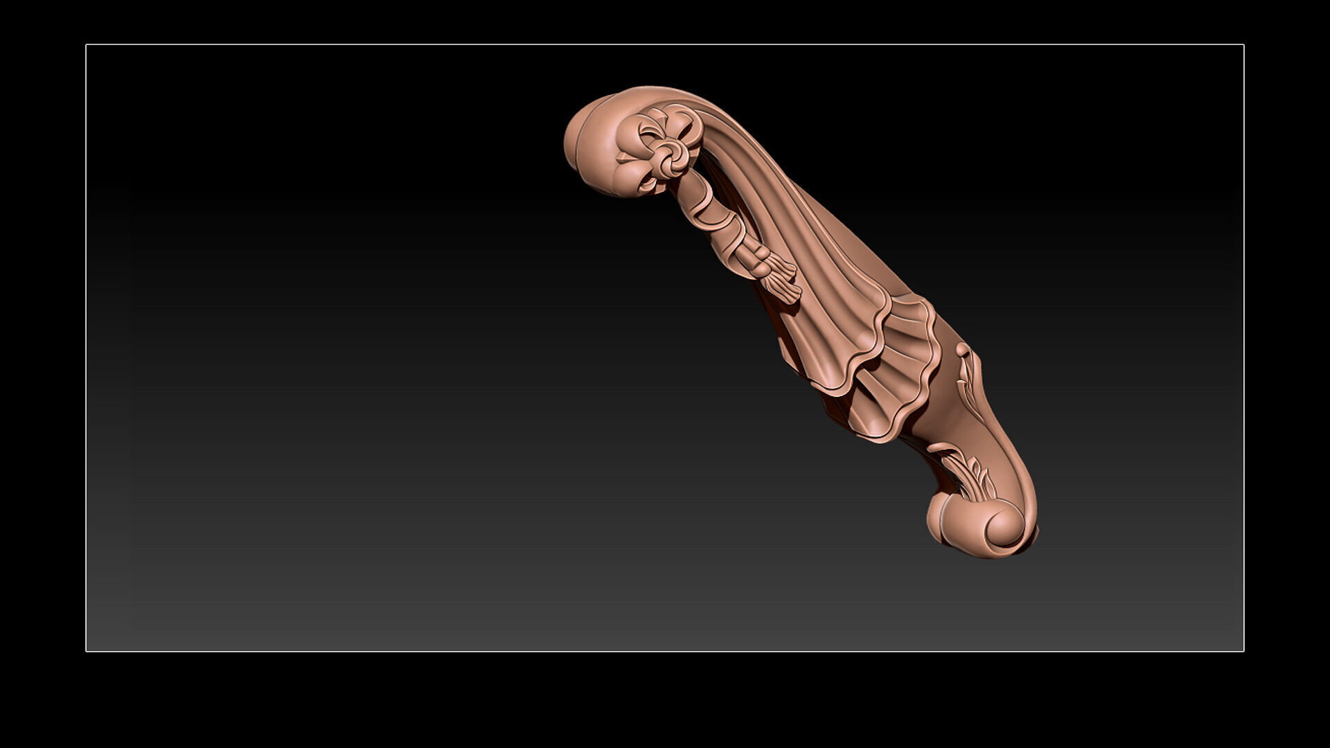 Classic Table and Chair Leg Model Kit - 062 3D print model_11