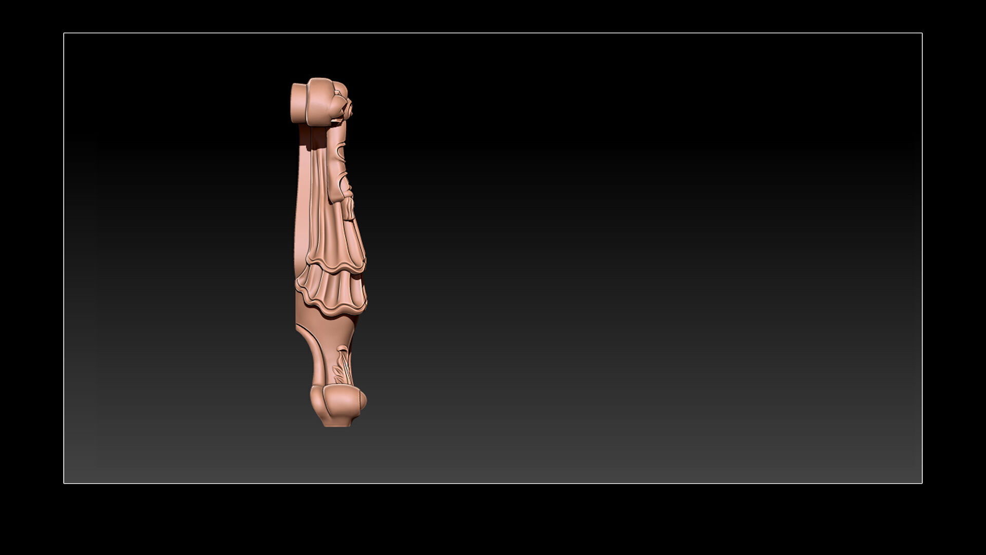 Classic Table and Chair Leg Model Kit - 062 3D print model_20