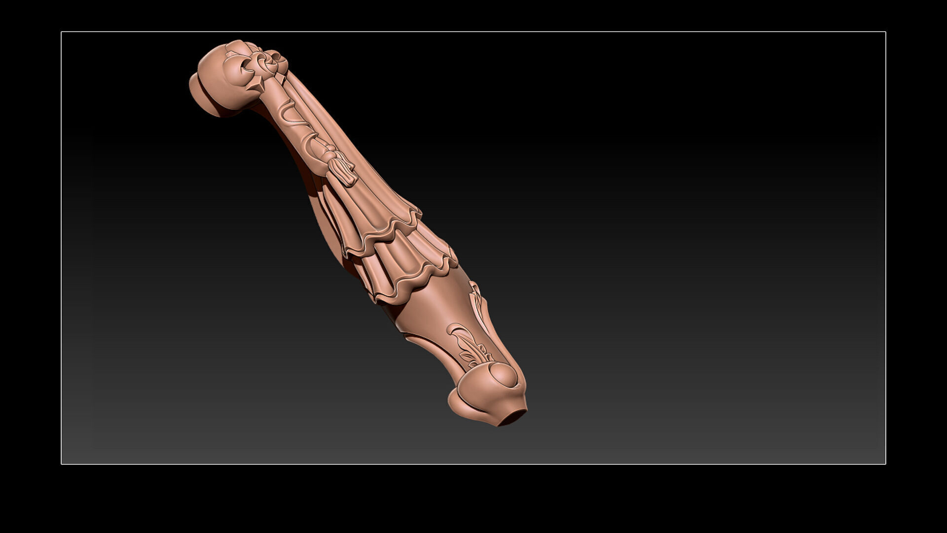 Classic Table and Chair Leg Model Kit - 062 3D print model_12