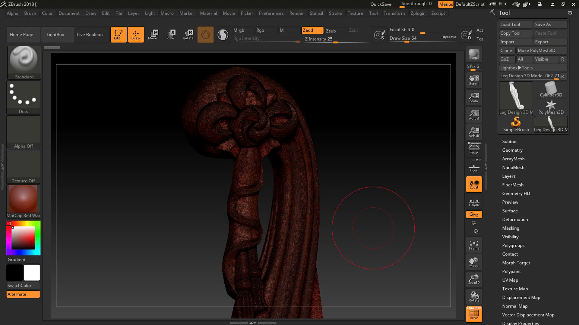 Classic Table and Chair Leg Model Kit - 062 3D print model_26