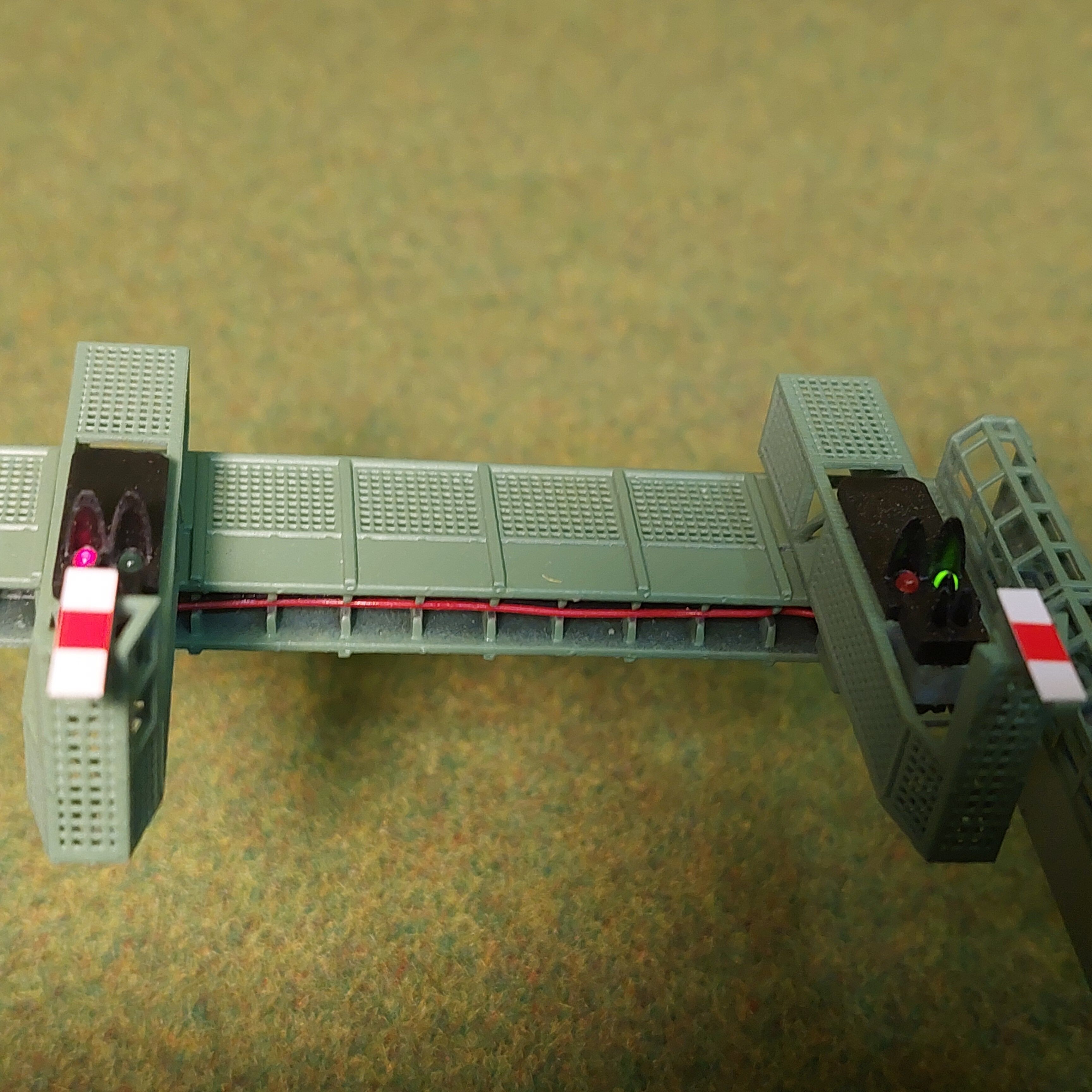 H0 scale DB HV triple Signal Bridge Hp0 Hp1 - resin 3D print model_23