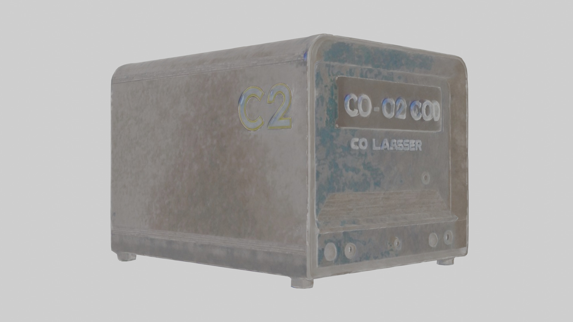 CO2 laserCOVID antigen test Low-poly 3D model_16