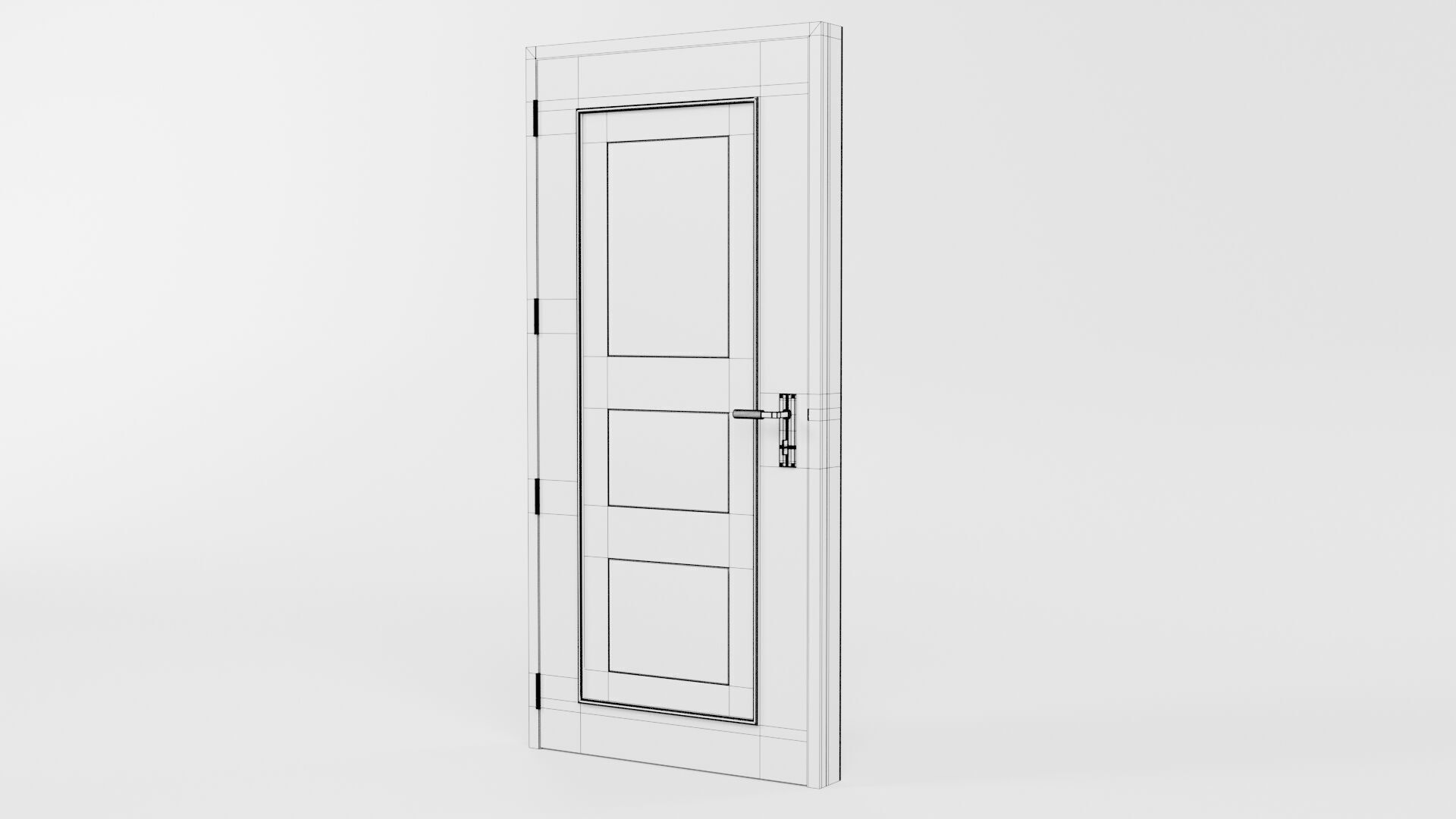 Door Design CG64 3D model_6