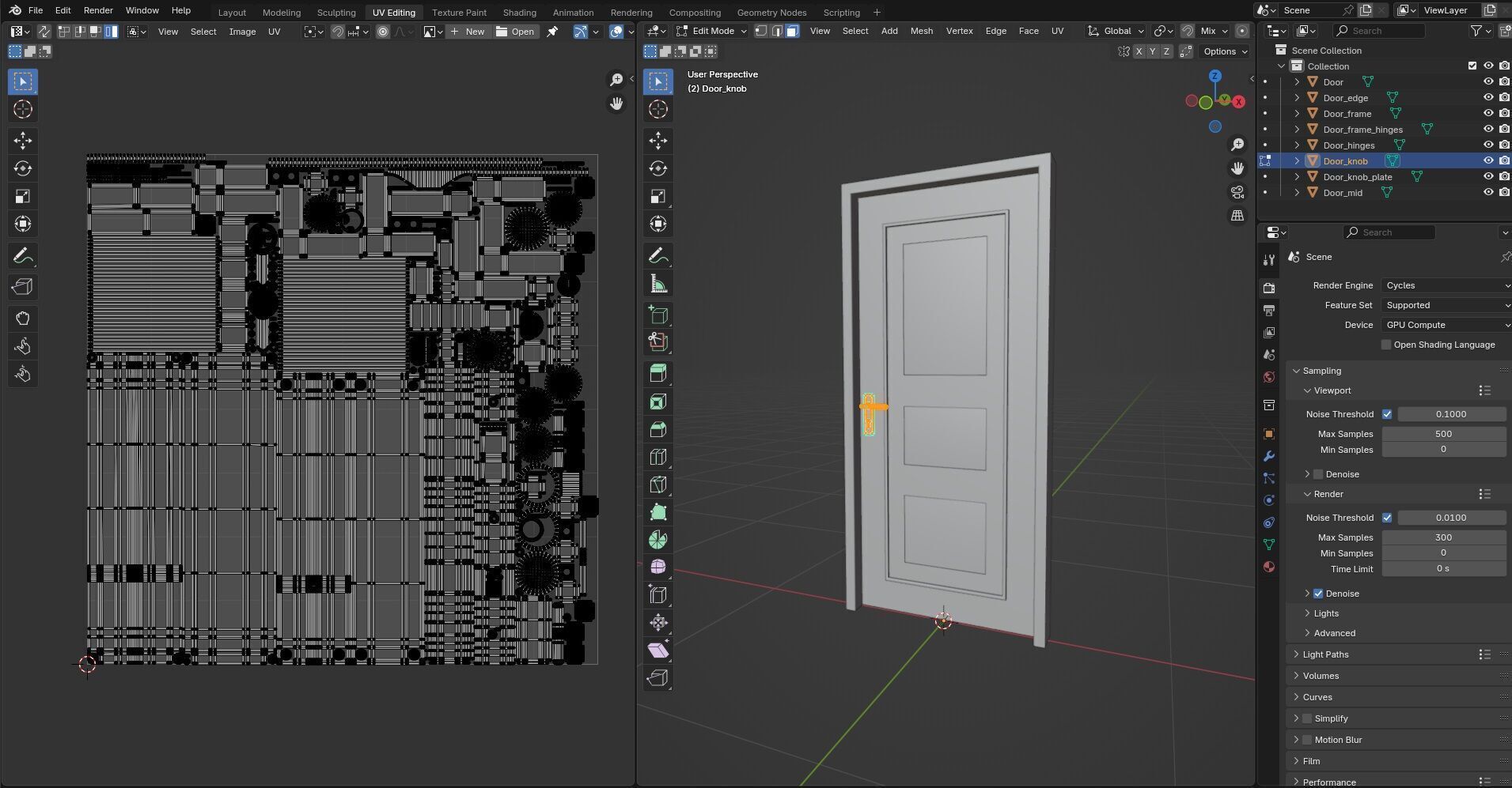Door Design CG64 3D model_16