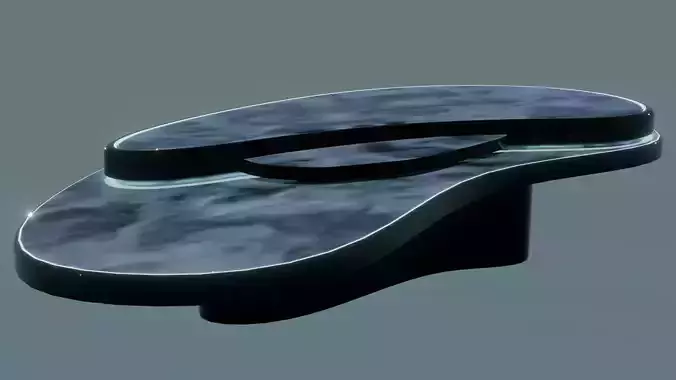 Futuristic Tiered Coffee Table
