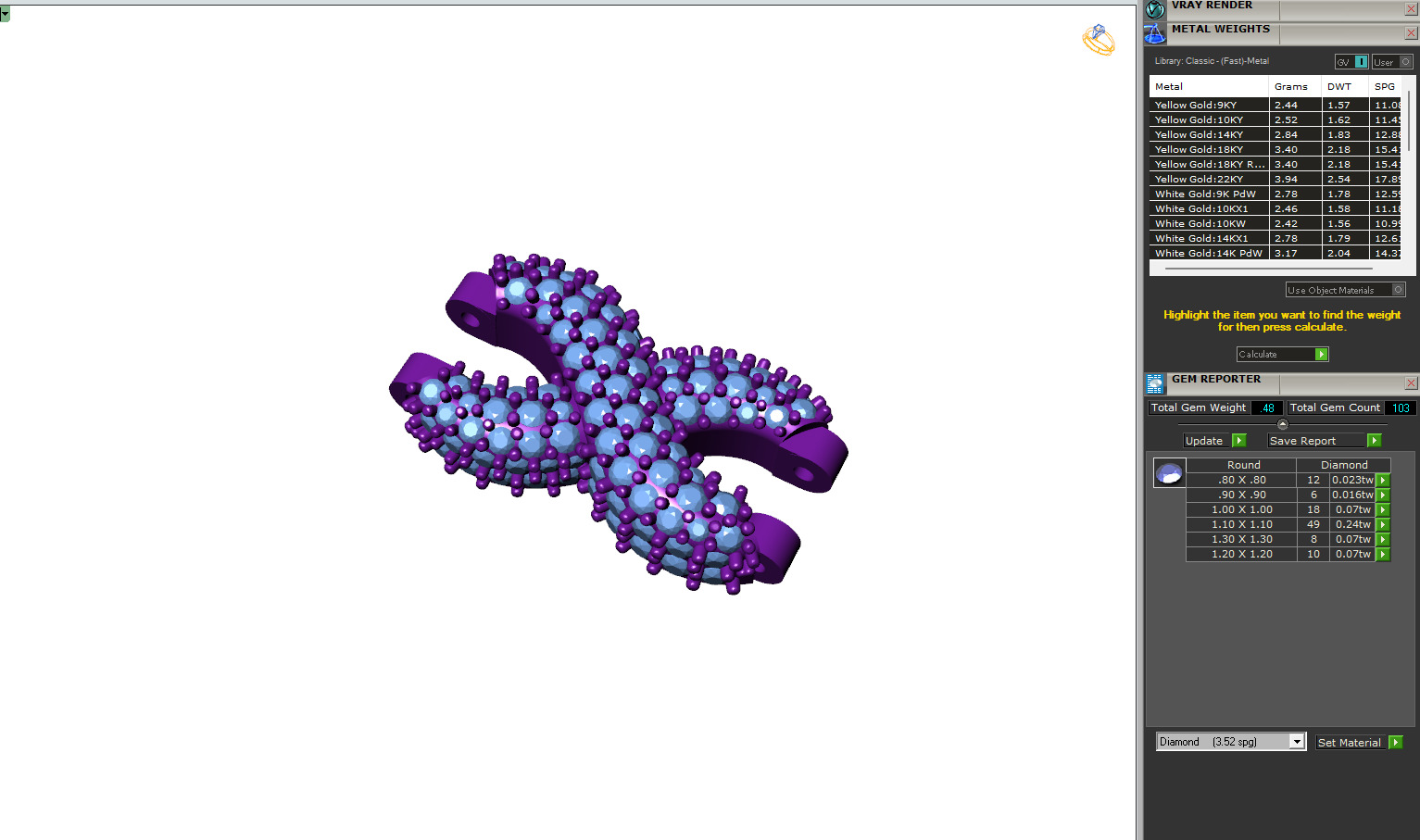 Custom Pear Four leaf Clover Bracelets - Pear leaf Bracelets  3D print model_14