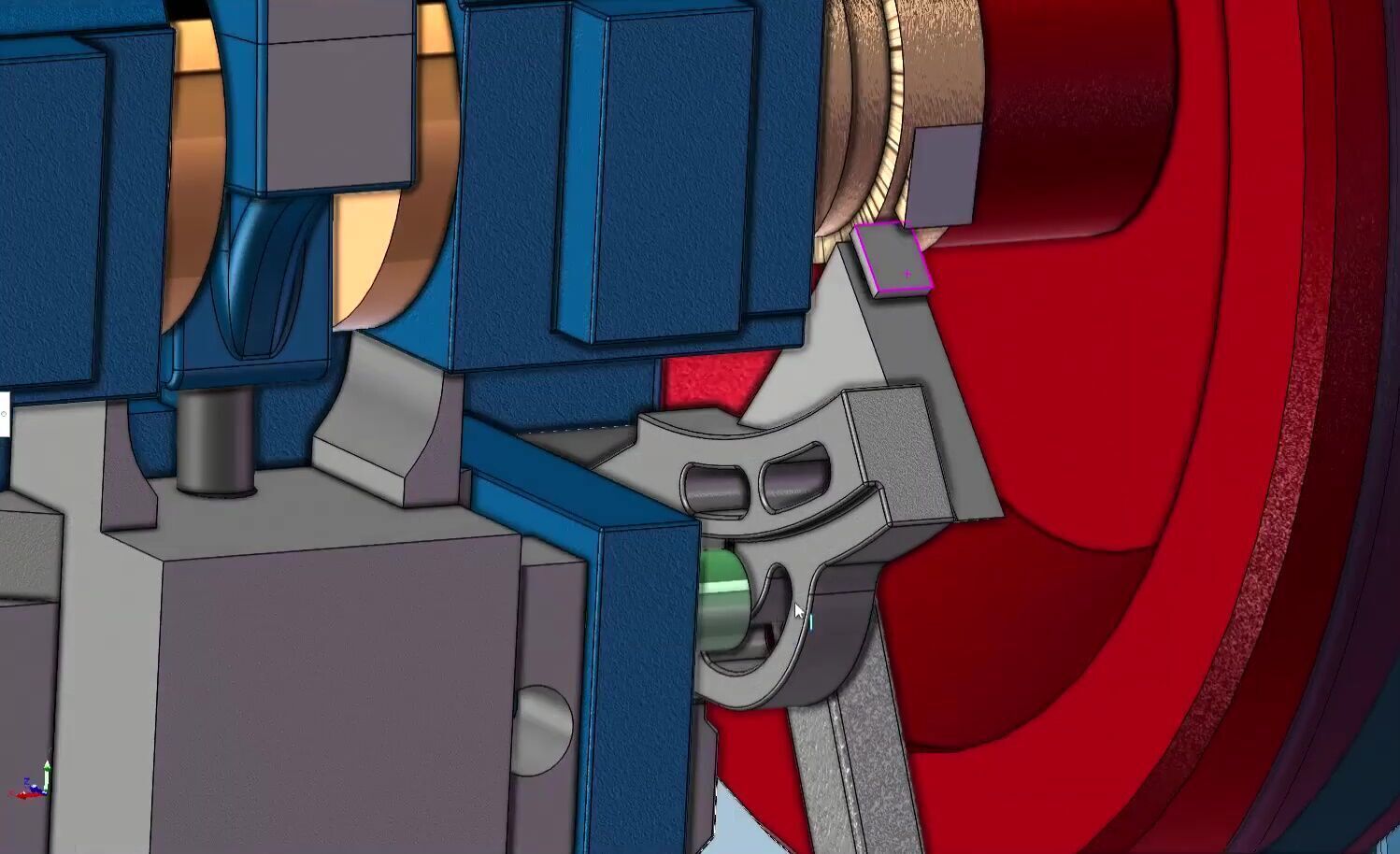 Compact Mini Punch Press Machine for Sheet Metal and  Forming 3D model_14