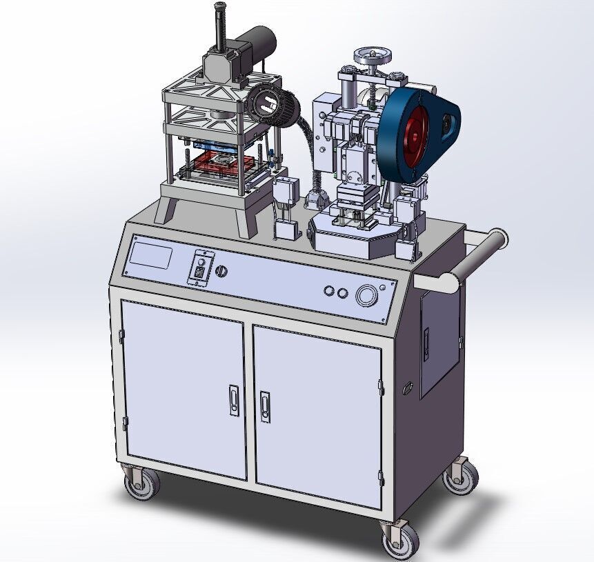 Compact Mini Punch Press Machine for Sheet Metal and  Forming 3D model_2
