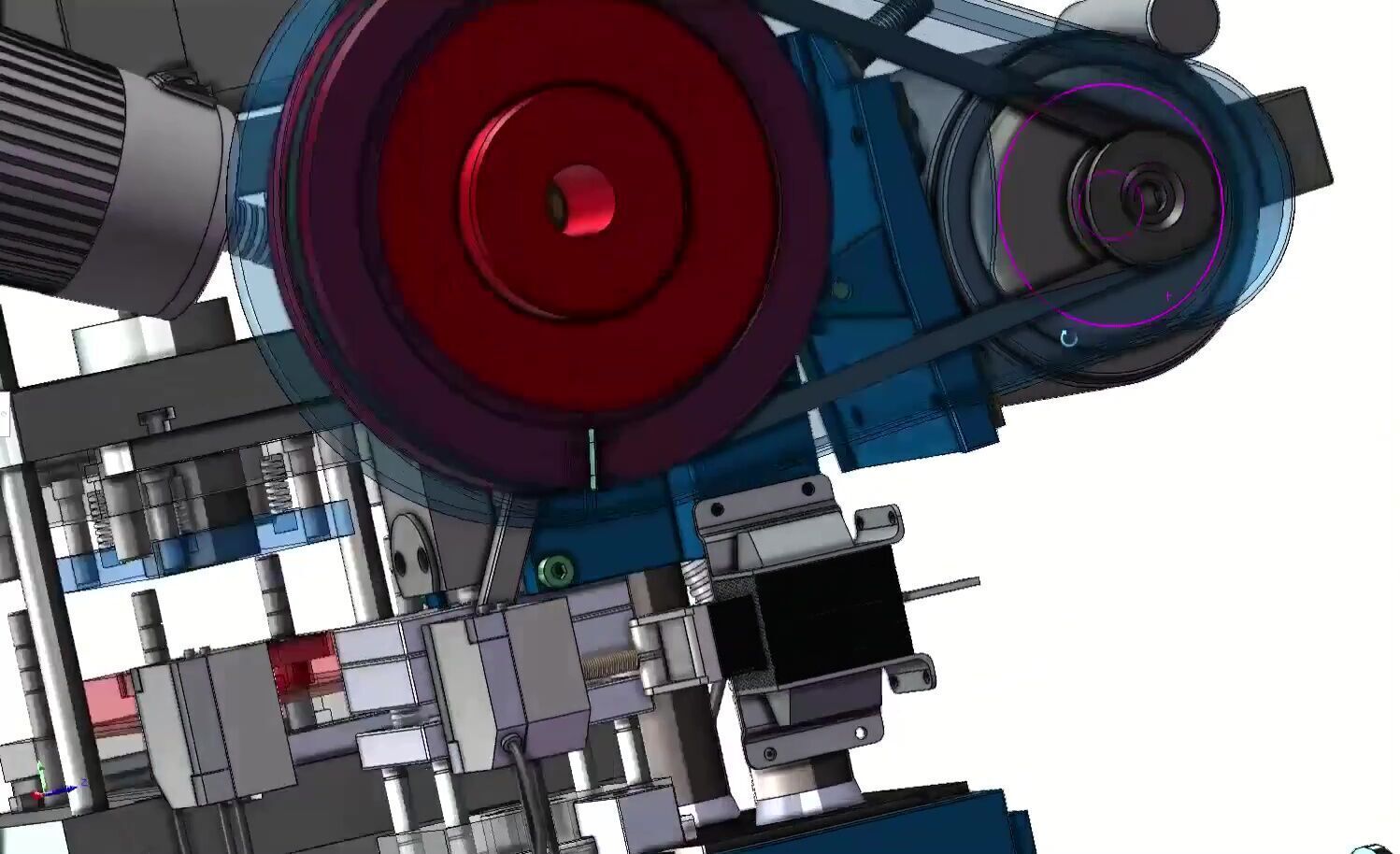 Compact Mini Punch Press Machine for Sheet Metal and  Forming 3D model_10