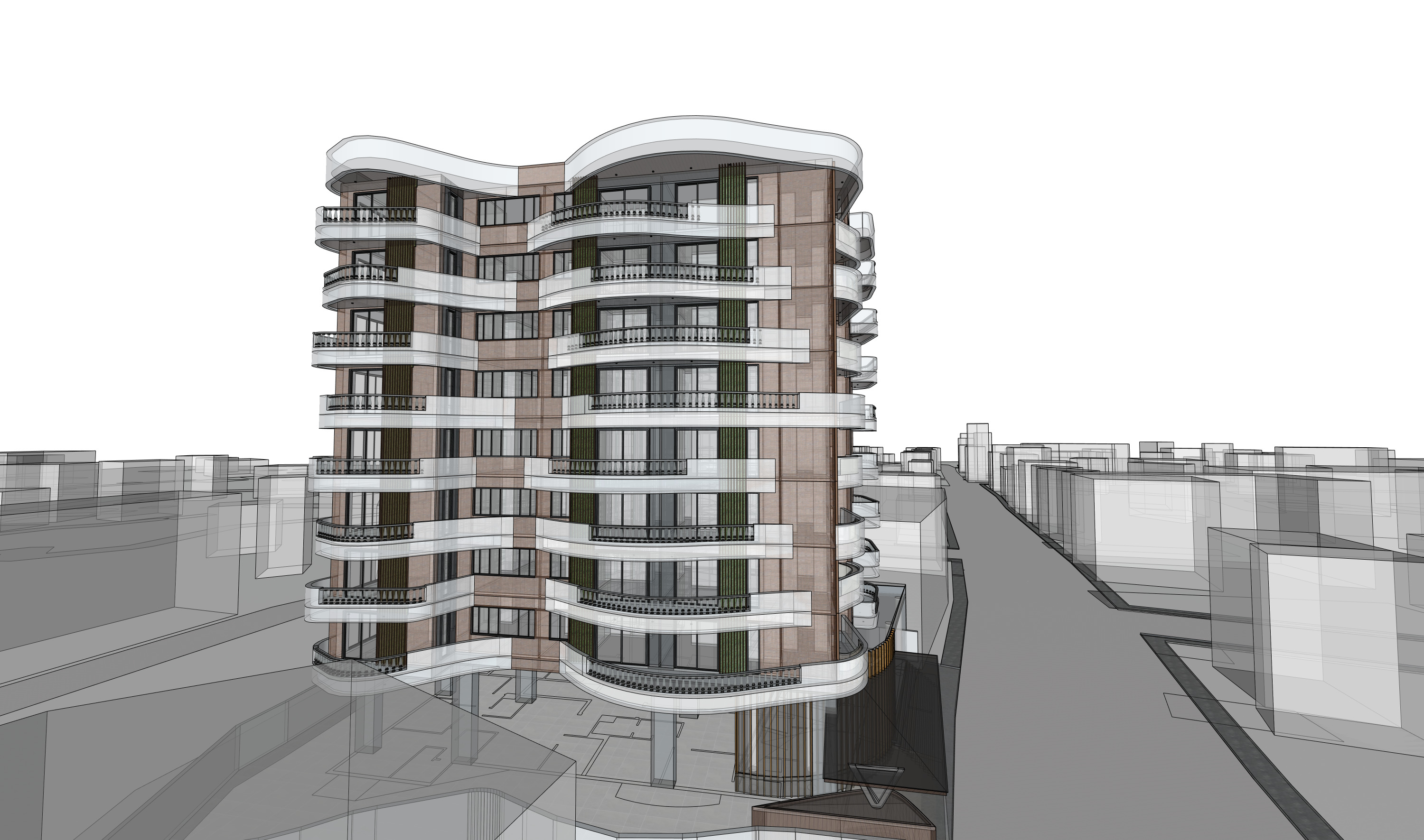 MODERN APARTMENT BUILDING 3D model_16