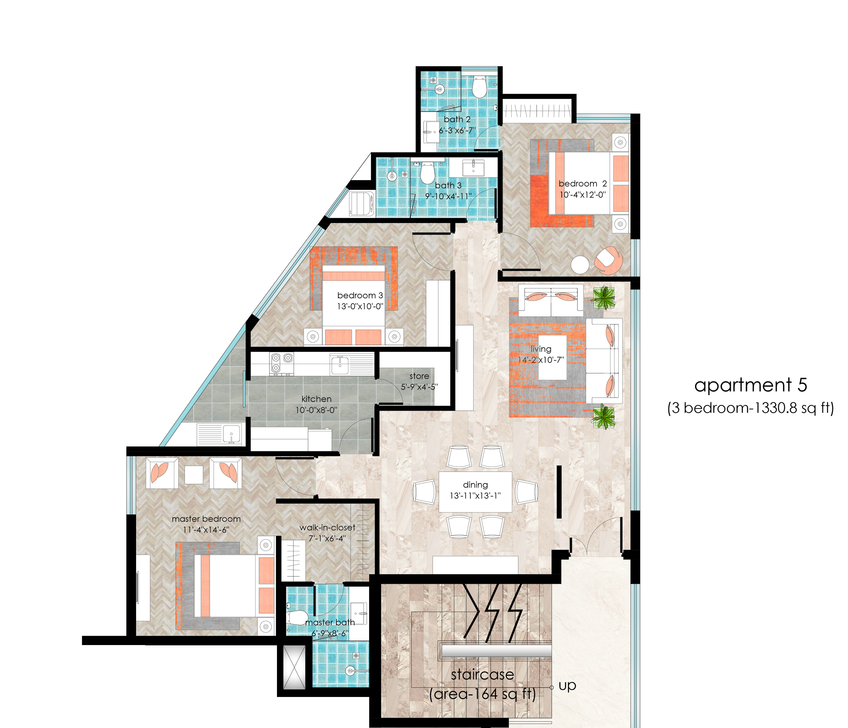 MODERN APARTMENT BUILDING 3D model_25