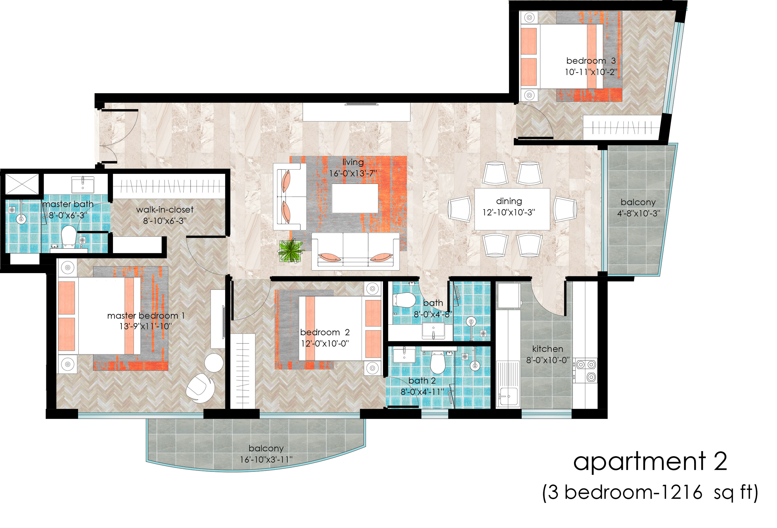 MODERN APARTMENT BUILDING 3D model_22