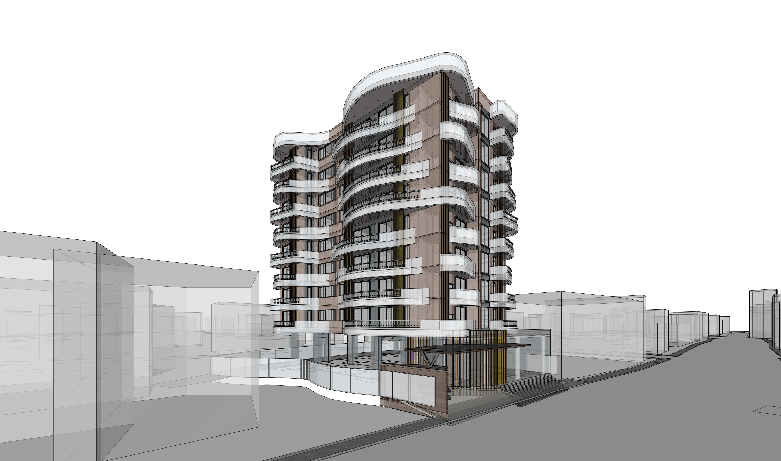 MODERN APARTMENT BUILDING 3D model_14