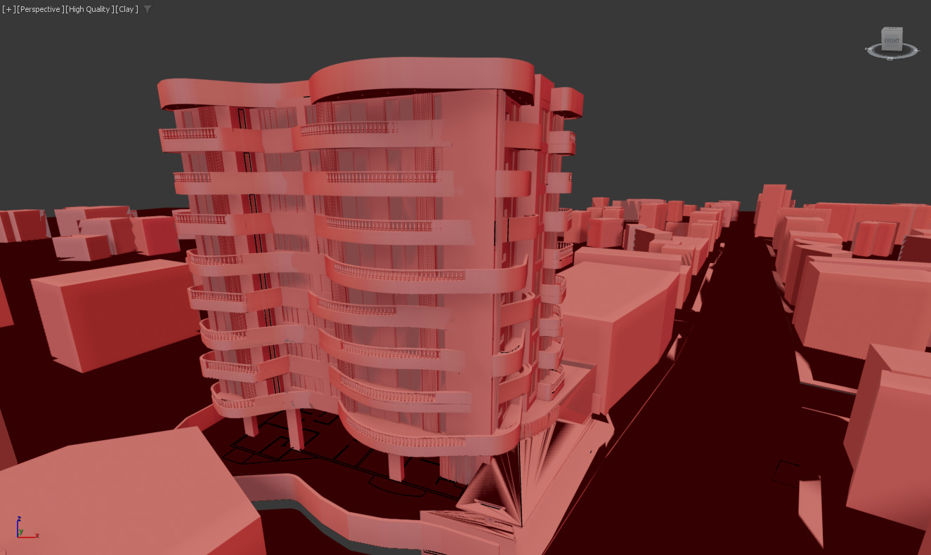 MODERN APARTMENT BUILDING 3D model_12