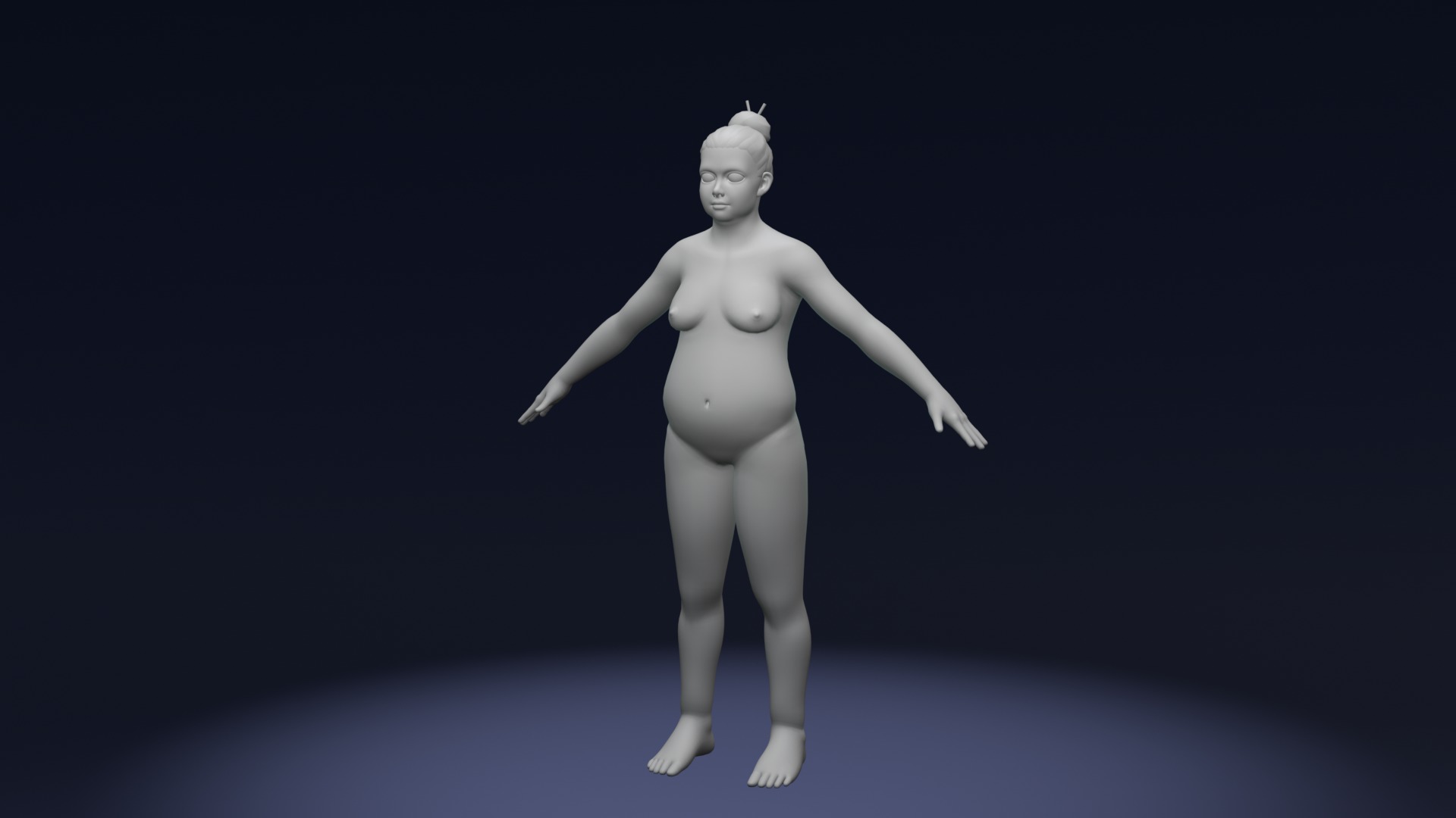 Cartoon Human Body Base Mesh 3D Model Pack Rigged IK FK Switch 3D Model Collection_66
