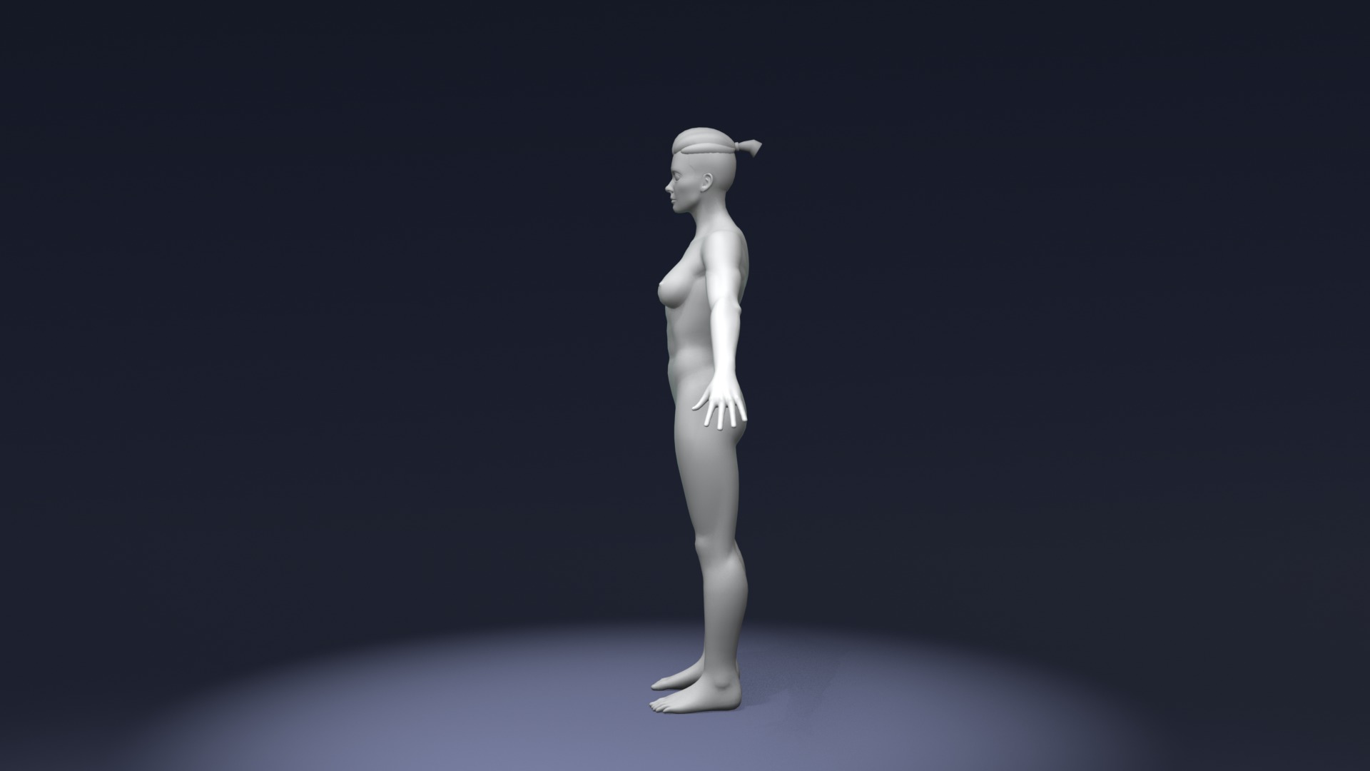 Cartoon Human Body Base Mesh 3D Model Pack Rigged IK FK Switch 3D Model Collection_51