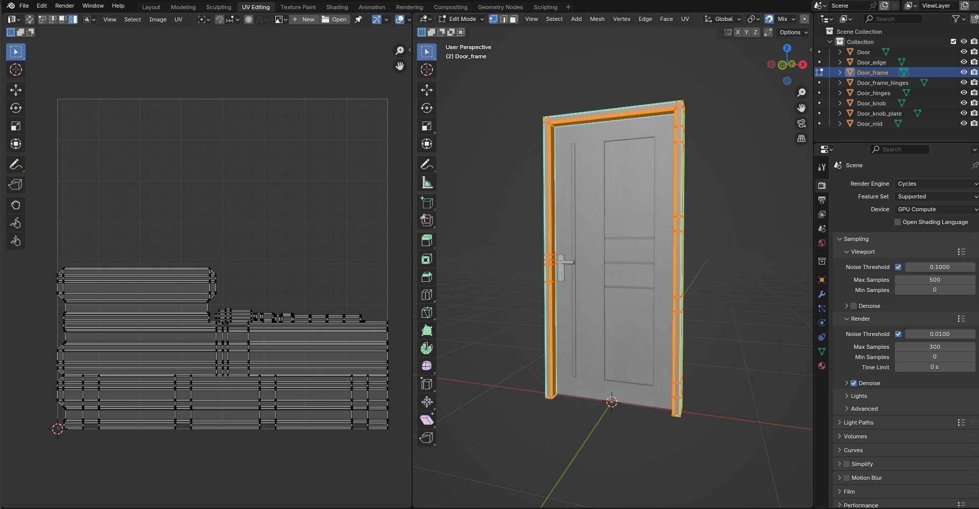 Door Design CG67 3D model_14