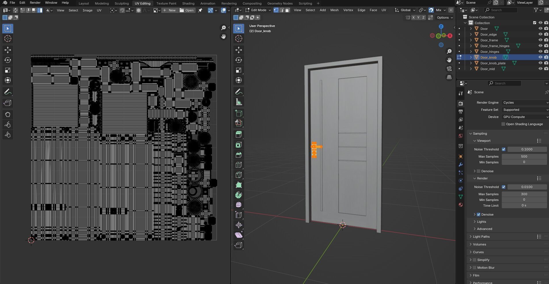 Door Design CG67 3D model_16
