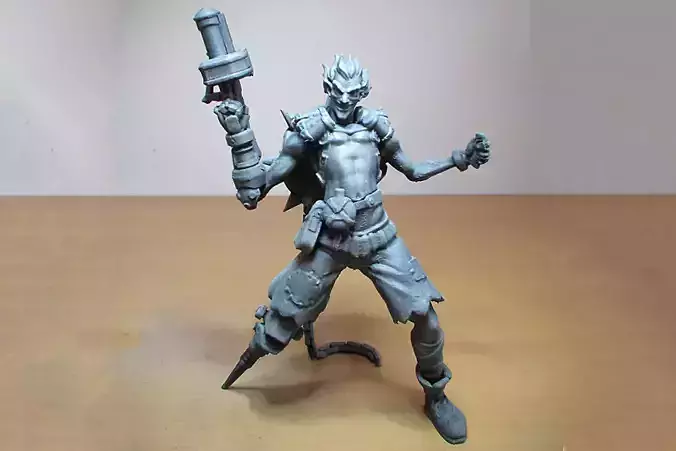 Junkrat Overwatch 3D Model Ready To Print 3D print model