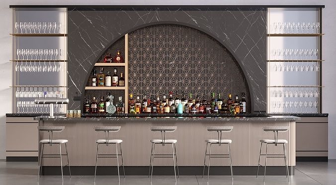 A CAFE BAR NO13 3D model