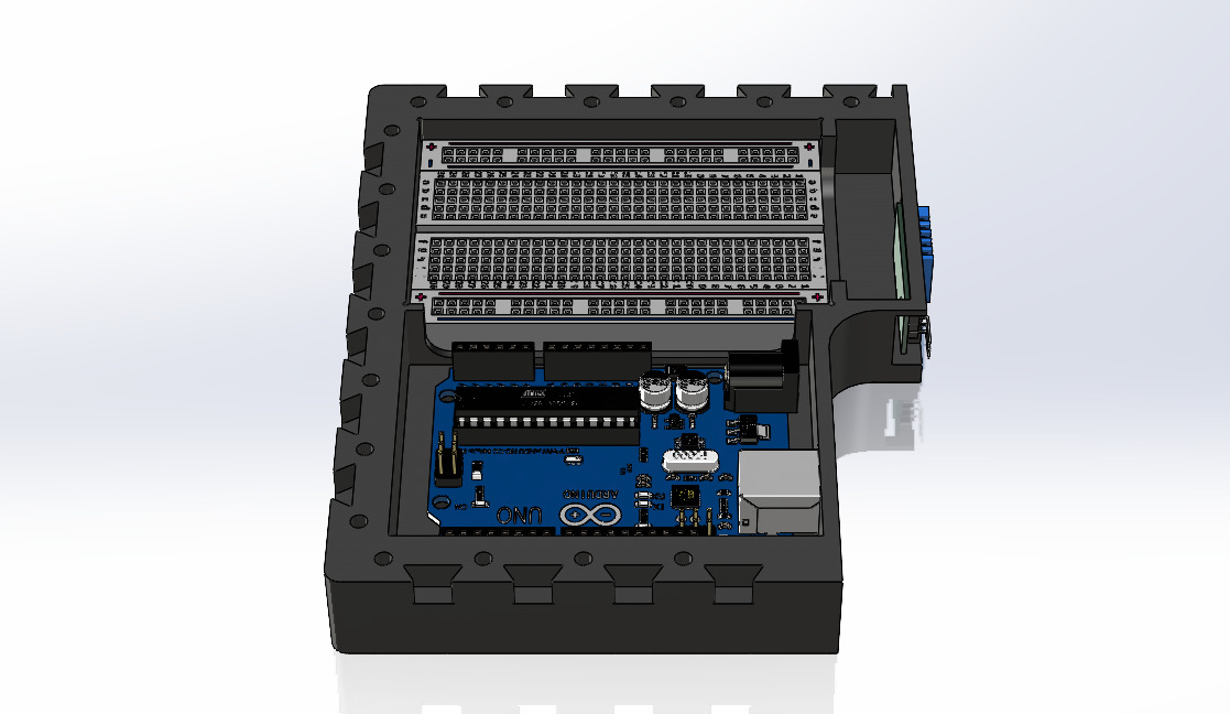 Electronics housing  3D print model_2
