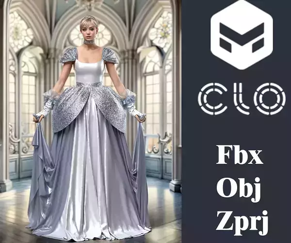 Cinderella blue dress