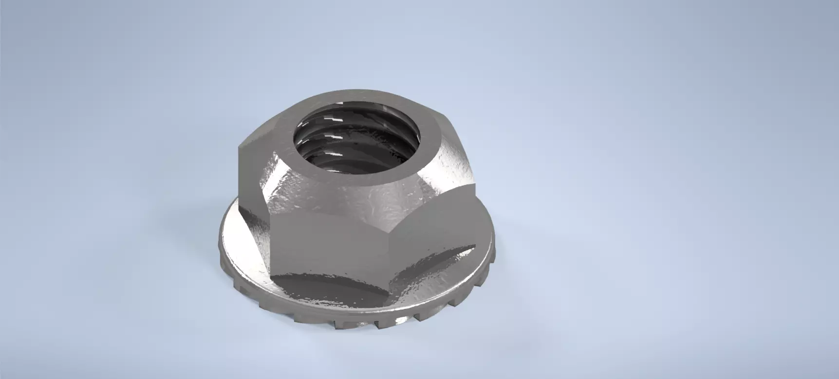 IKEA HEMNES Bed Frame Nut Replacement for IKEA Part 104875 3D model_0