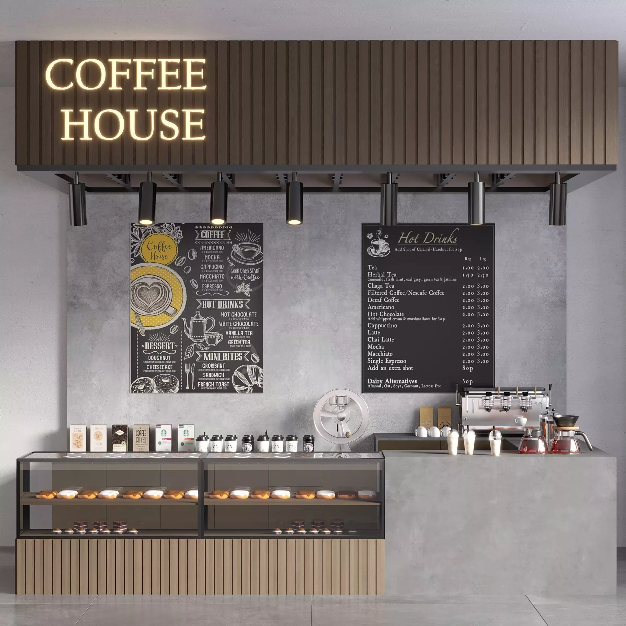 A CAFE BAR NO12 A 3D model