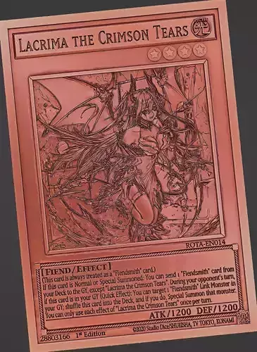Lacrima the Crimson Tears - yu-gi-oh 3D print model